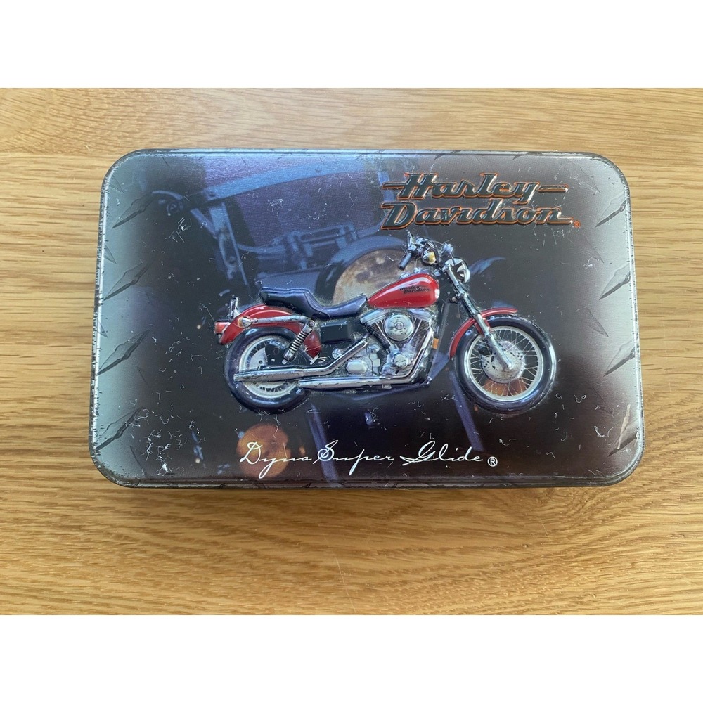 Harley Davidson Collector Edition Tin - 2 Decks Playing‎ Cards No Bends